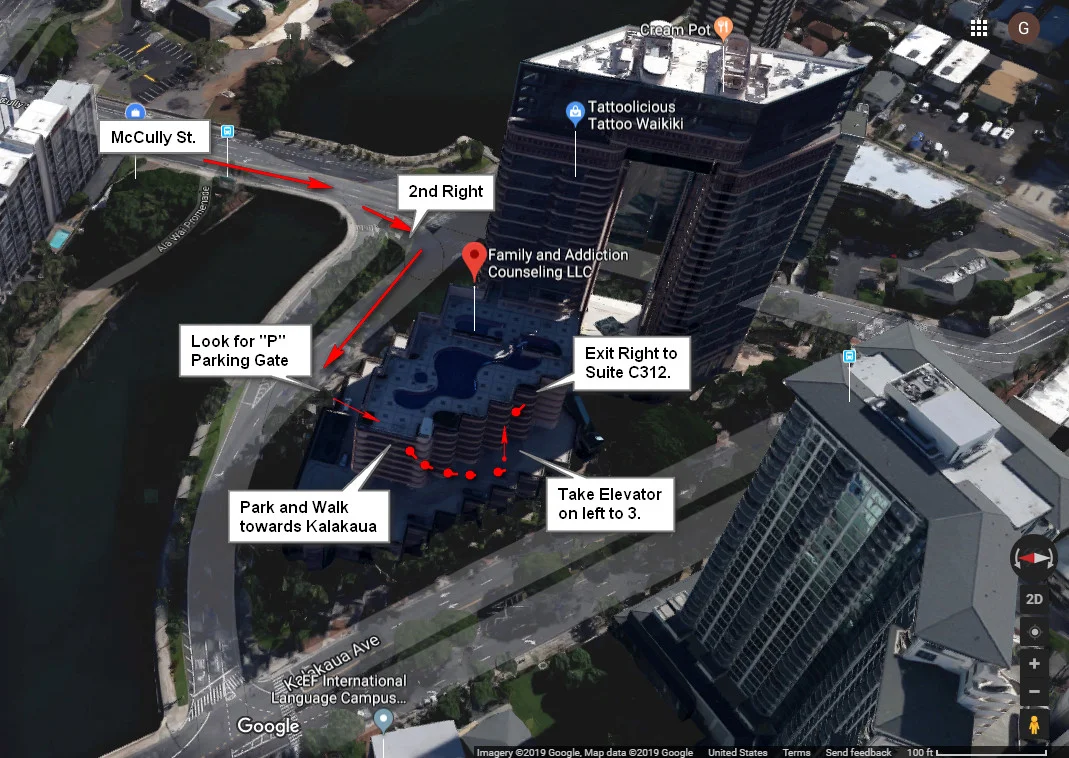 Interior of hawaii recovery facility