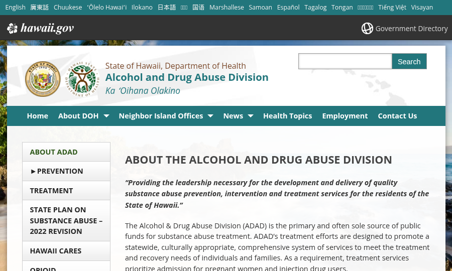 Alcohol & Drug Abuse Division provider image